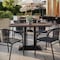 Flash Furniture TopGuard 30" x 48" Dark Brown Outdoor Tabletop with Seamless Surface Technology ST-RT30X48INB-1-M-3A-W-BR-GG - alternate 9