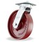 Hamilton Standard Duty Kingpinless Caster, 8" x 2" Metal Wheel, 1/2" Precision Ball Bearing S-52K-8MB - alternate 1