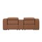 Homeroots 89in Cognac and Silver Italian Leather Power Reclining Loveseat With Storage 633759 - alternate 9