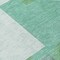 Homeroots 8' Green Sage And Gray Round Geometric Washable Indoor Outdoor Area Rug 617910 - alternate 8