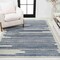 Jonathan Y Khalil Modern Berber Stripe Cream/Navy 3 ft. x 5 ft. Area Rug MOH207E-3 - alternate 1