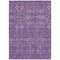 Homeroots 9' X 12' Purple And Green Floral Washable Indoor Outdoor Area Rug 564363 - alternate 8