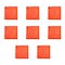 Mytee Products 18in x 18in PVC Orange Mesh Safety Flag w/ Wire, 8PK VMF-W-ORANGEx8 - alternate 8