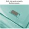Acrimet Facility 4 Tier Letter Tray Side Load Letter Size Desktop File Organizer Plastic Clear Green 256.5 - alternate 7