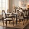 Leisuremod Flaco Leather Dining Arm Chair, Aluminum Frame with Wood Finish FCAWN-19PW - alternate 9