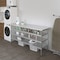 Amgood 24in D x 72in L Stainless Steel Table, Three Undershelves AMG WT-2472-3SH-Z - alternate 6