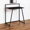 Homeroots 30" Black Wood and Metal Sled Computer Desk 489823 - alternate 3