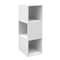 Regency Niche Cubo Wood Stackable Storage Bookcase Shelf Organizer Cube- Snow White, 3PK NCBO133PKSN - alternate 6