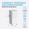 Perfect Aire 150 sq ft 3 speed 8500 (6000 SACC) BTU Portable Air Conditioner with Remote 3PORT8500A-2 - alternate 6