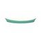 Homeroots 10in Aqua And White Cast Iron Oval Boat Shaped Tray 634797 - alternate 1