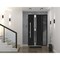 Vdomdoors Steel Door Deux 1755 Black Enamel Sidelight Exterior Window Stainless Inserts Single Modern Painted DEUX1755EXD-BLK-W36+12 x H80-Left-hand Inswing - alternate 6