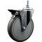 Service Caster 6 Inch Gray Polyurethane 38 Inch Threaded Stem Caster with Brake SCC-TS20S614-PPUB-PLB-381615 - alternate 1