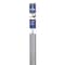 M-D Building Products 3-3/4 in. x 1-1/8 in. x 72 in. Silver Aluminum and Vinyl Heavy-Duty High-Profile Threshold 08078 - alternate 6