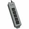 Tripp Lite Outlet Strip, Wall/Floor Mount, 5-15R, 5-15P, 15 ft., Gray 602-15 - alternate 1