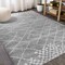 Jonathan Y Asilah Moroccan Modern Diamond Gray 3 ft. x 5 ft. Area Rug MOH300B-3 - alternate 7