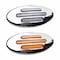 Ilc PETERBILT 386 YEAR 2012 15 DIODE FLATLINE AMBER LED TURN SIGNAL LIGHT CLEAR LENS FOR FRONT PETE 386 2012 15 DIODE FLATLINE AMBER LED TURN SIG - alternate 2
