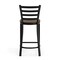 Flash Furniture HERCULES Black Ladder Back Metal Restaurant Counter Stool - Mahogany Wood Seat XU-DG697BLAD-24-MAHW-GG - alternate 10