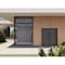 Vdomdoors Aluminum Double Doors Dekton 0118 Natural Noir Entry Door Painted (W72xH96) Left hand Inswing DEKTON0118DEXD-NOIR-W72xH96-LH-I - alternate 4