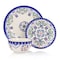 Laurie Gates California Designs Tierra Star 12 Piece Hand Painted Dinnerware Set in Blue 130956.12RR - alternate 7