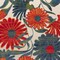 Homeroots 9' X 12' Ivory Red Blue And Green Floral Indoor Outdoor Area Rug 548121 - alternate 9