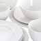 Martha Stewart Fine Ceramic 16 Piece Textured Dinnerware Set in White 97138.16 - alternate 6