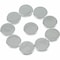 Mastervision MasterVision Round Magnets, Strong for Whiteboards, File Cabinets, Fridge, 10 Pk, 1" DIA, Silver IM130809 - alternate 1