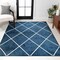 Jonathan Y Cole Minimalist Diamond Trellis Navy/White 4 ft. x 6 ft. Area Rug SEU102H-4 - alternate 1