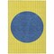 Homeroots 10' X 14' Yellow And Blue Striped Washable Indoor Outdoor Area Rug 597216 - alternate 8