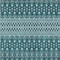Homeroots 10' X 14' Teal Blue Aqua And Ivory Tribal Washable Indoor Outdoor Area Rug 582595 - alternate 7
