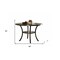 Homeroots 48" Oak Round Dining Table 286012 - alternate 5