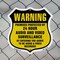 Signmission 24 Hour Surveillance Shield Sign Warning, 6 Inch X 6 Inch, Plastic Sign SHI-P-6-354 - alternate 5