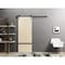 Sartodoors Sliding Barn Door with Hardware, Planum 0012 Natural Veneer and Aluminum Strips, 6.6FT Rail Hangers PLANUM0012BD-B-SHP-18 - alternate 1