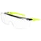 Mcr Safety Klondike (OTG), Safety Glasses, UV420 MAX6, Clear Lens, Black/Lime Frame, Half Frame OG220PF420 - alternate 3