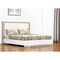 Homeroots King White High Gloss Bed Frame with LED Headboard 486085 - alternate 5