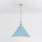Hudson Valley Lighting Painted No. 2 Pendant in Polished Nickel/Blue Bird by Mark D. Sikes MDS352L-PN/BB - alternate 6