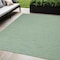 Homeroots 5' X 7' Blue and Green Indoor Outdoor Area Rug 522476 - alternate 5