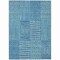 Homeroots 8' X 10' Teal Blue And Ivory Geometric Washable Indoor Outdoor Area Rug 596977 - alternate 8