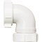 Do It Best 1-1/2'' White Polypropylene 90 Degree Outlet Elbow DIB66-10W - alternate 3