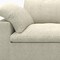 Homeroots Khaki Linen Blend Modular L Shaped Five Piece Corner Sectional 714573 - alternate 7