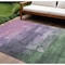 Homeroots 9' X 12' Lavender And Lilac Abstract Washable Indoor Outdoor Area Rug 610941 - alternate 1