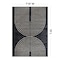 World Rug Gallery Contemporary Arch Design Area Rug 7 ft 10 in x 10 ft Black WR94BLACK8X10 - alternate 9