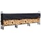 Shelterlogic Firewood Rack-in-a-Box Black Heavy Duty Firewood Rack With Cover 12 Ft. 90403 - alternate 1