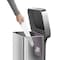Simplehuman 11-7/8 gal Rectangular Step-On Can, Silver, Foot Pedal, Stainless Steel, 15 7/8 in CW2080 - alternate 6