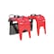 Greywolf Double Quick Attach Grapple Attachment for Skid Steer Loaders, Gray/Red Powder Coat 1066 - alternate 10