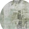 Homeroots 8' Mint Green Ivory And Gray Round Abstract Washable Indoor Outdoor Area Rug 603145 - alternate 9