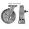 Hyw Products Heavy Duty Caster 8in Steel Wheel, Swivel with Brake 40-80S-A1-SS-TB - alternate 3