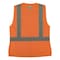 Ergodyne M Orange Class 2 Womens Hi-Vis Breakaway Vest - HL 8215BAW-S - alternate 10