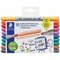 Staedtler Double-ended Dry Erase Pens, Chisel, Bullet Marker Point, Assorted Ink, Dry 3010TB10LU - alternate 2