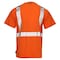 Dome75 Hi-Vis Short Sleeve Shirt, ANSI/ISEA 107-2020 Class 2, Type R, 100% Polyester Birds-Eye Mesh, MD DSS1422 - alternate 5