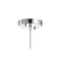 Jonathan Y Hampton 9.4 in. Adjustable Iron/Glass Pharmacy LED Pendant, Chrome JYL1104A - alternate 11